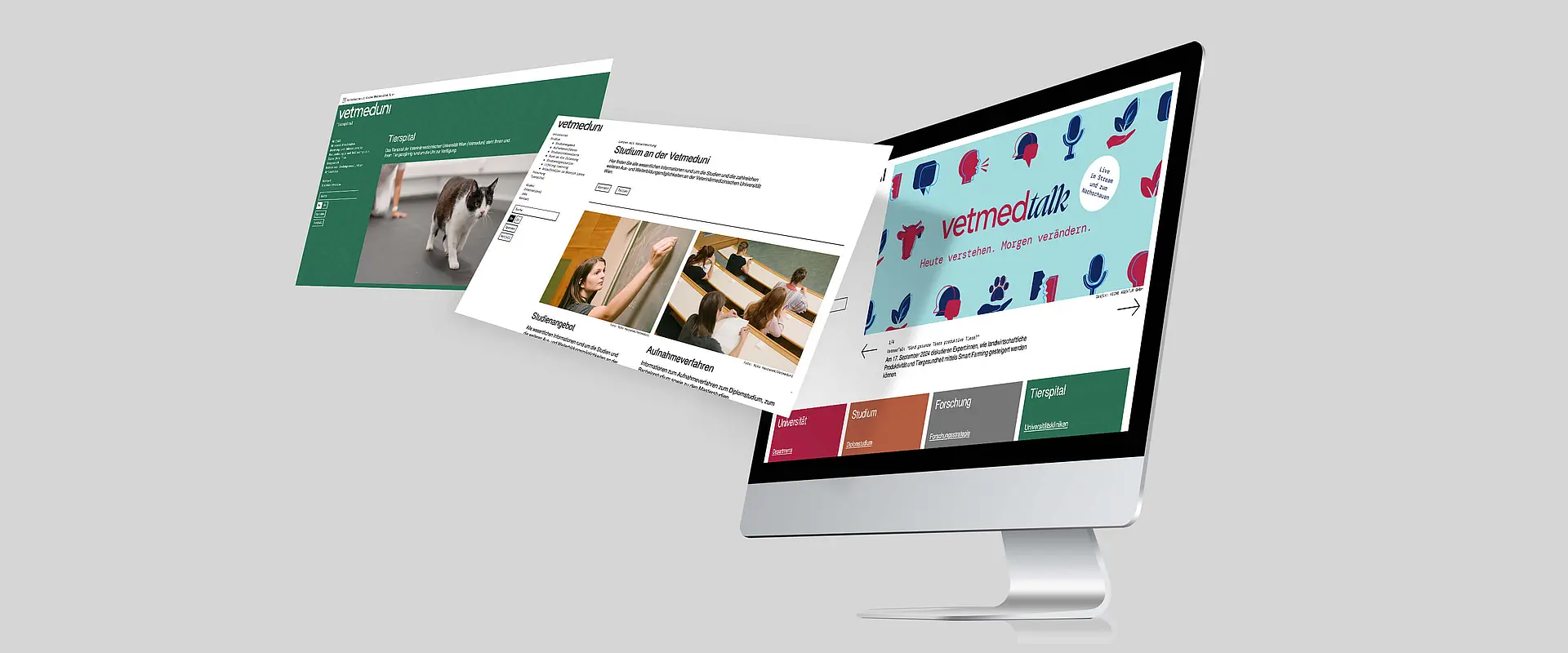 Screen mit Benutzeroberfläche