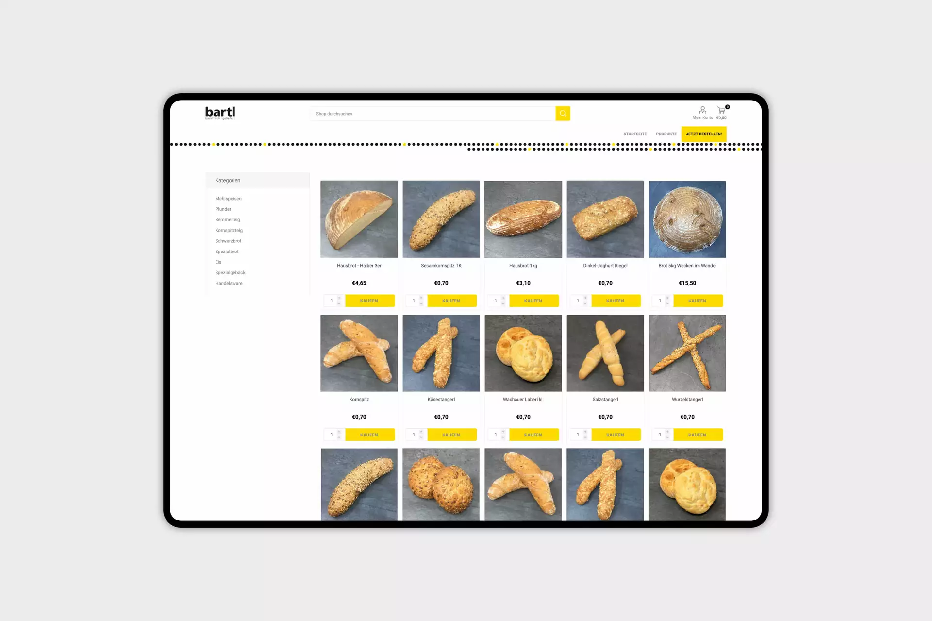 Bartl B2B Shop