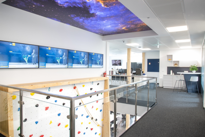 Gang im Obergeschoss des DMS