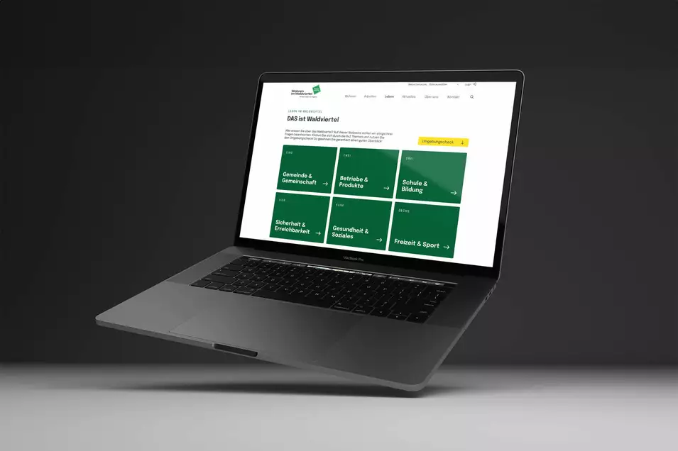 Screen auf Laptop