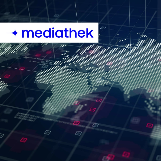 Digitale Weltkarte