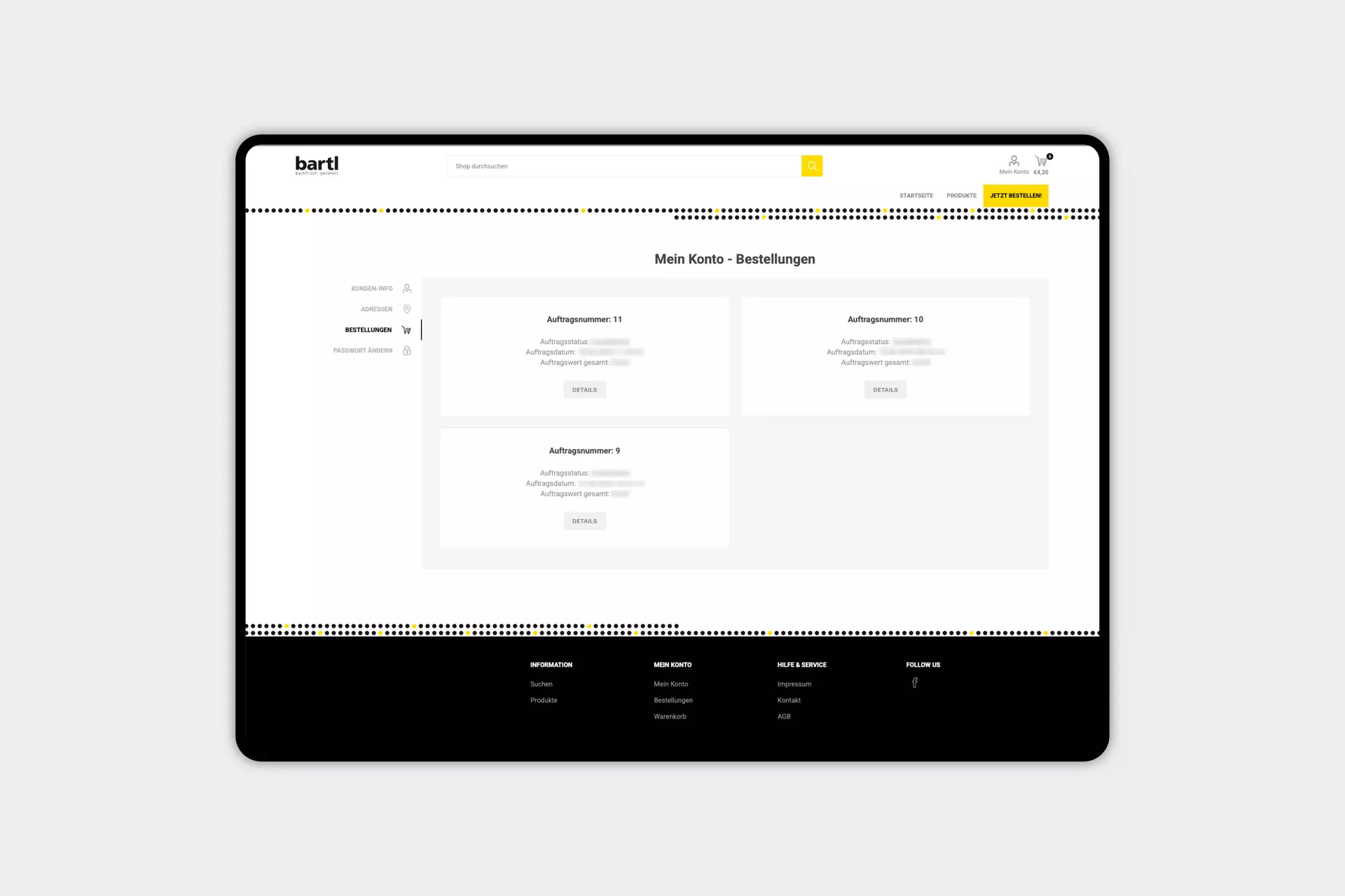 Bartl B2B Shop